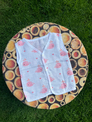 Cotton Muslin Jablas: 3-6 months